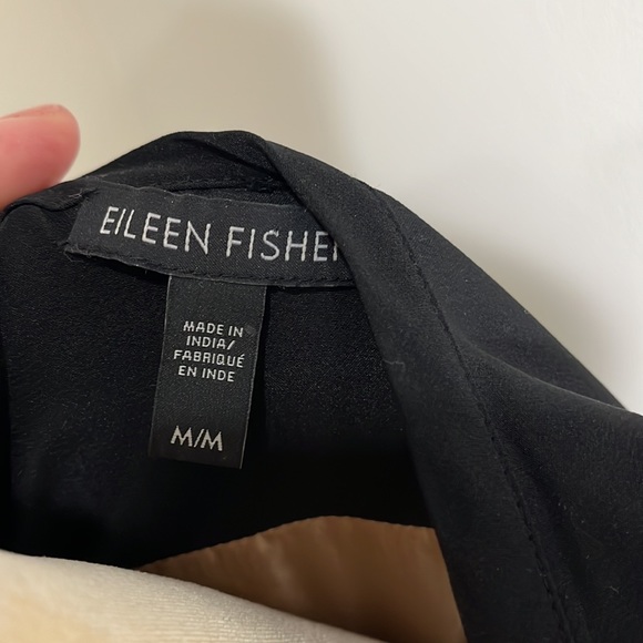 Eileen Fisher Round Neck Shift Silk sequin dress - Picture 12 of 13